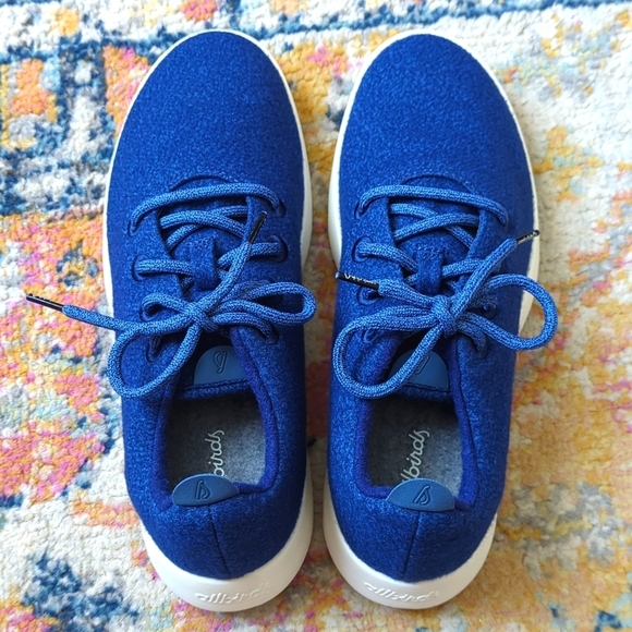 Allbirds x Sam's Club Wool Runners Merino Athletic Sneakers Blueberry Cream 10 - Picture 4 of 15